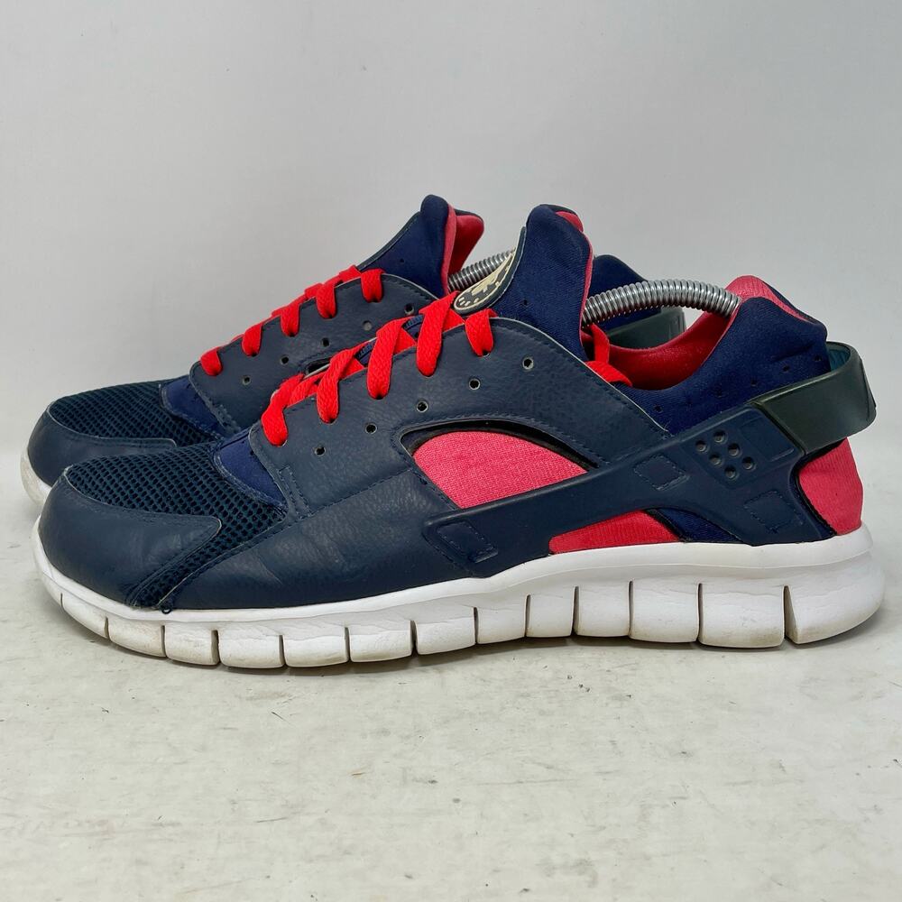 Nike Huarache Free Obsidian Sneakers Blue Red Mens Size 10 2011